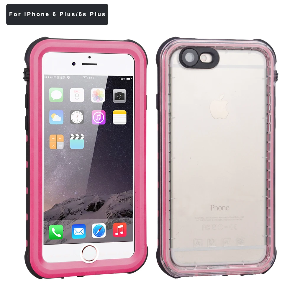 Swimming IP68 waterproof shock proof cell phone accessories hard frame heavy duty mobile phone case for iPhone 6 plus
Swimming IP68 waterproof shock proof cell phone accessories hard frame heavy duty mobile phone case for iPhone 6 plus