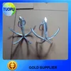 Boats accessories designs of marine anchors carbon steel five ship anchors