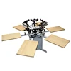 Cheap six color six stations silk screen printing machine for sale