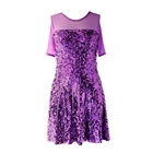 NT1801106Women's Contemporary Dancing Costume Cross Front Sleeveless Lyrical Dress