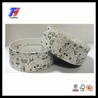 new arrival custom round gift box cardboard for flower bouquets