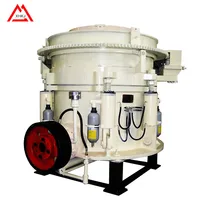 Hydraulic cone crusher rock breaking plant used for River Stone and Iron Ore in hot sell