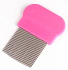Safe Medical care Nits breaker pull all head louse and lice eggs from scalp stainless steel nit Lice comb
