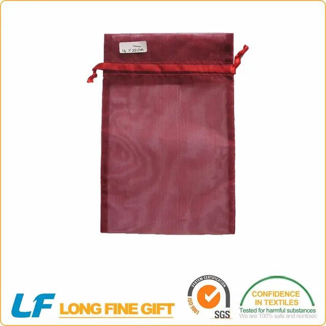 drawstring pouches wine organza bags christmas organza gift bags