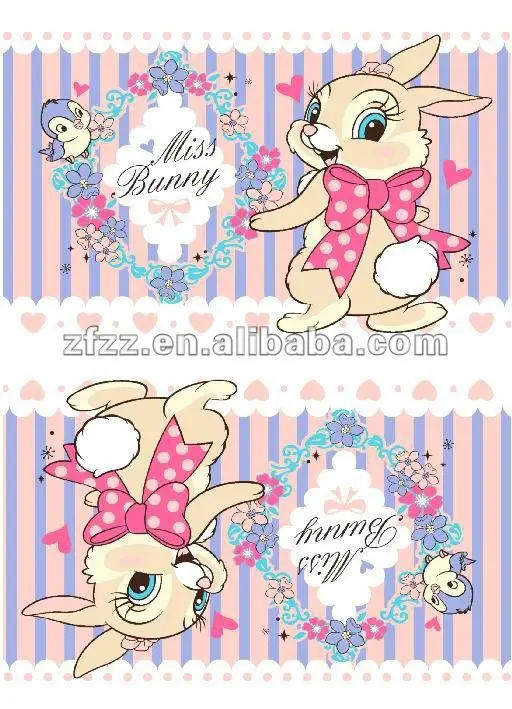 fleece bunny blanket