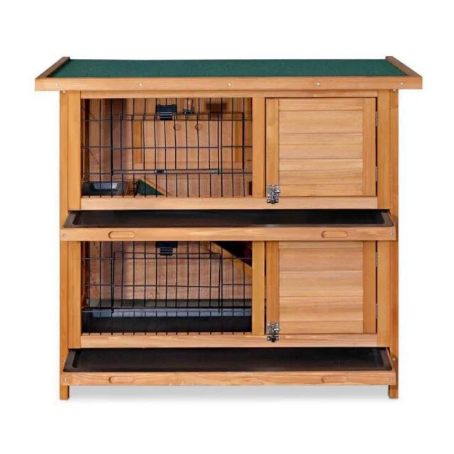double decker rabbit cage