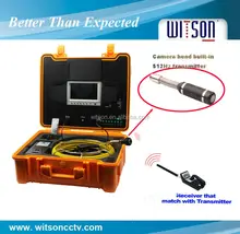 Witson CCTV Pipe Inspection Camera System with 20M cable and 22mm camera head with sonde