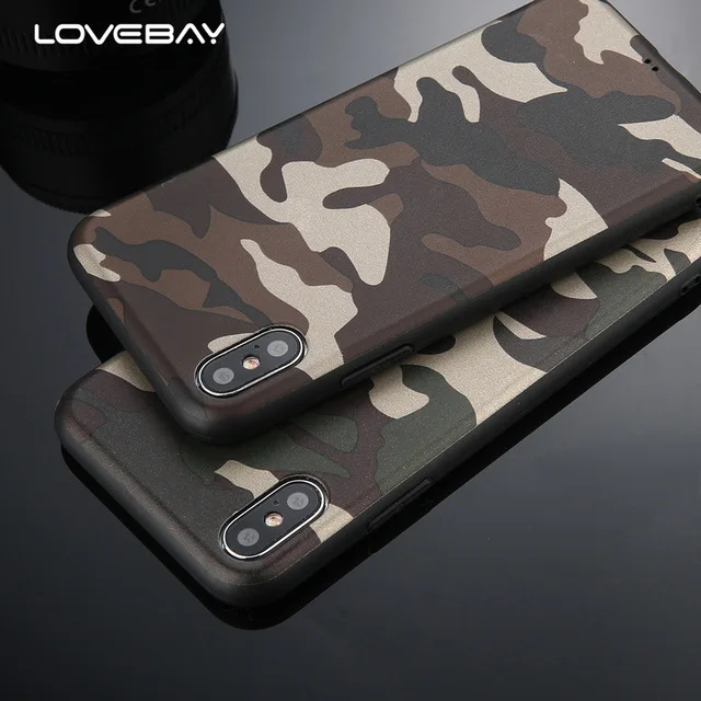 Lovebay Army Green Camouflage Case for iPhone X 7 8 Plus Soft TPU Phone Cases Back Cover for iPhone 7 6 6S
Lovebay Army Green Camouflage Case for iPhone X 7 8 Plus Soft TPU Phone Cases Back Cover for iPhone 7 6 6S