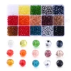 1500pcs 6mm Round Faceted Shape Colourful Briolette Crystal Spacer beads for jewelry making