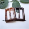 customized tortoise shell square plastic/resin belt buckle