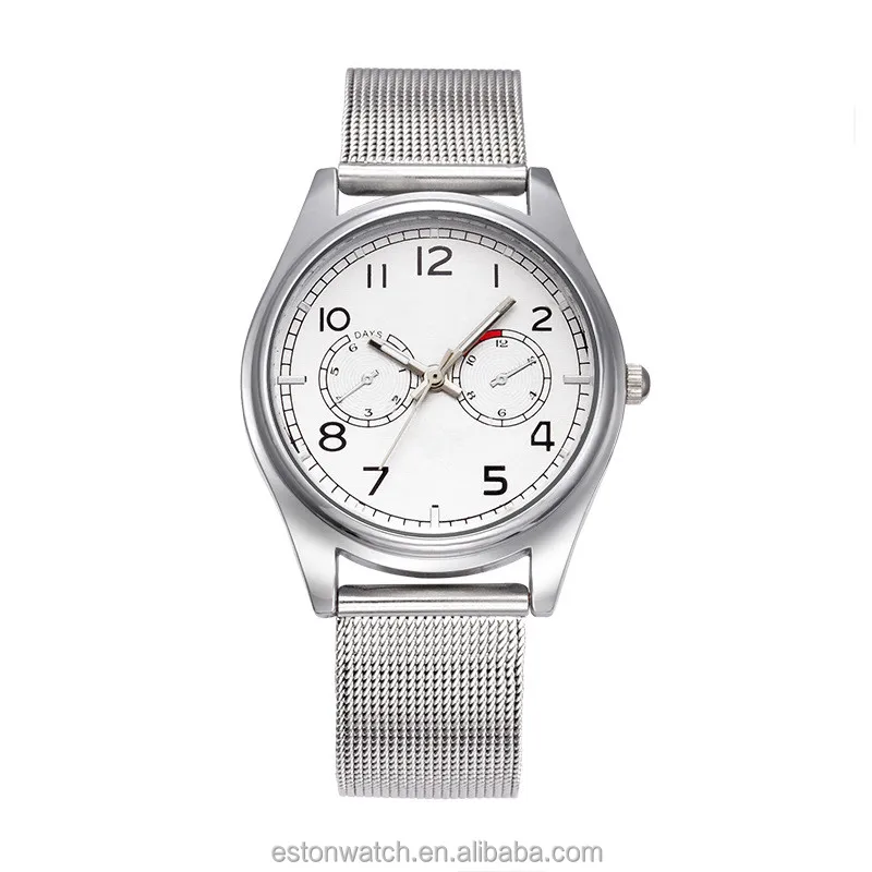Mesh band Wrist Watch Male and Female Custom Logo Stainless Steel back relojes hombre, Silver / gold / rose gold
Mesh band Wrist Watch Male and Female Custom Logo Stainless Steel back relojes hombre, Silver / gold / rose gold
