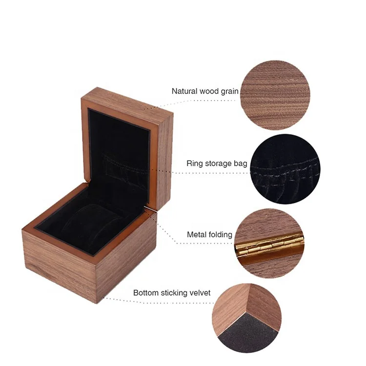wholesale luxury nice design men wooden watch mdf storage box