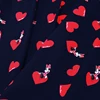 heart printed cotton poplin cloth for women dress