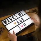 Usb and battery operated a4 cinema photo light box led light box