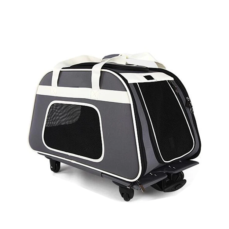 Hot Selling Wholesale Pet Carrier Travel bag, Pet Trolley transport bag manufacturer In China