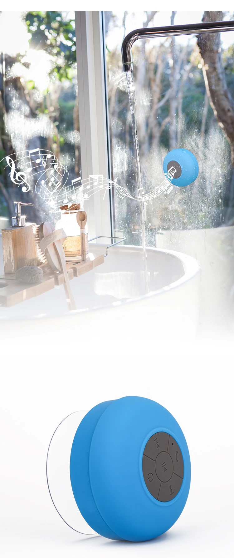 Factory Direct Waterproof IPX4 Splash Proof Portable Mini Wireless Bluetooth Speaker - ANKUX.COM