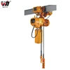 Battery operated powered geared 1 3 ton kito chain hoist lift motor 500kg monorail cranes with trolley crane