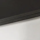 Hard stiffness thick cardboard paper wholesale black chipboard