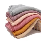 Customized Women Muslim Malaysia Hijab Viscose Lattice Scarf For Women