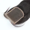 Wholesale natural Straight 100% Brazilian Remy Virgin Human Hair Extension Lace Closure