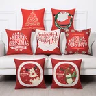 european 100% cotton wholesale christmas pillow cushion covers
