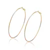 97516 XUPING 2019 hot product earing+new designs large curved hoop earrings for female soutache jewelry