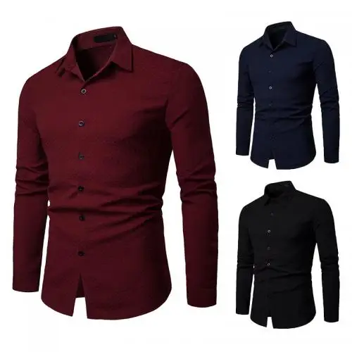 Lapel collar business shirts for men long sleeve men casual shirt, Black;burgundy;navy
Lapel collar business shirts for men long sleeve men casual shirt, Black;burgundy;navy