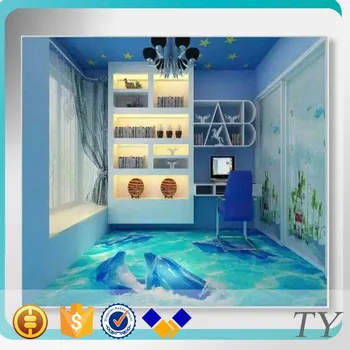 Digital Print 3d Laminate Flooring Supplies For The Bath Room