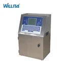 Small Character Ink Jet Coding Machine Dot Matrix Mrp Date Code Continuous Inkjet Printer