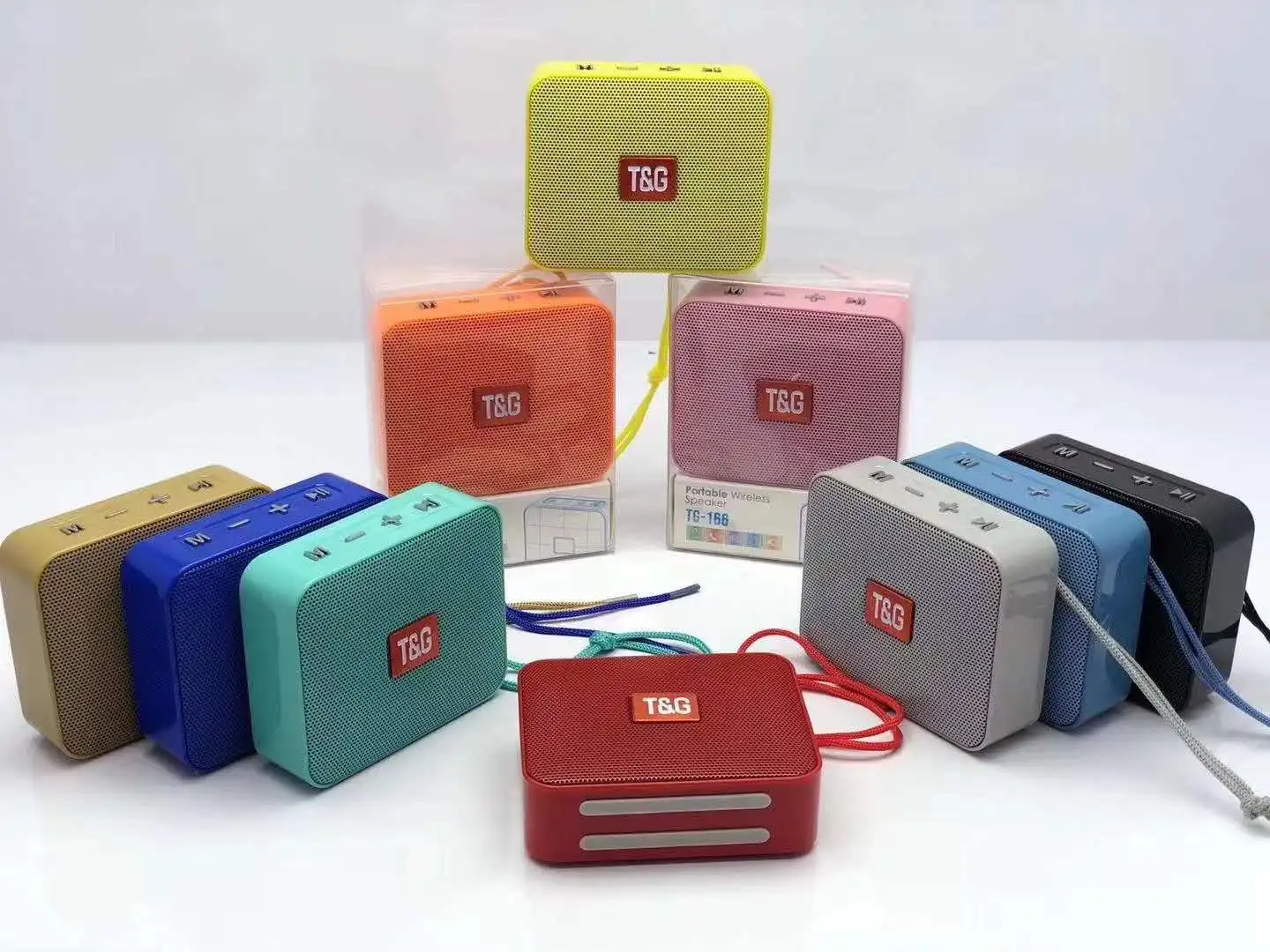 Mini creative box TWS Bluetooth speaker new custom logo multi-color radio audio - ANKUX.COM