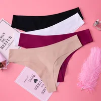 

Sexy girl seamless underwear fashion ladies one-piece panty laser cut invisible thong