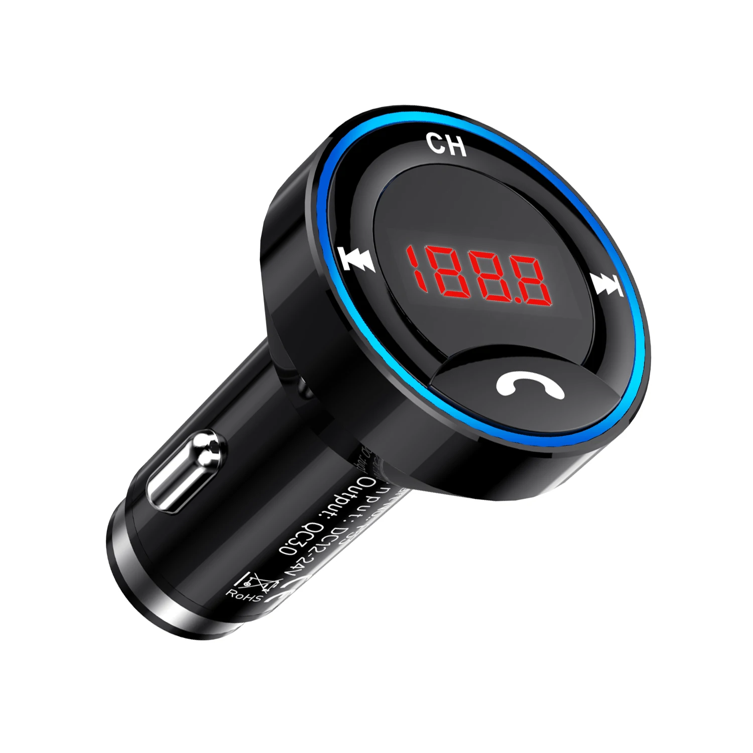 High Quality MP3 Kit Car Wireless Player FM Radio Transmitter, Hands Free For Phone
