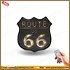 Vintage Led Light Metal Sign Bar Us Route 66 Hand-painted Cafe Wall Decor