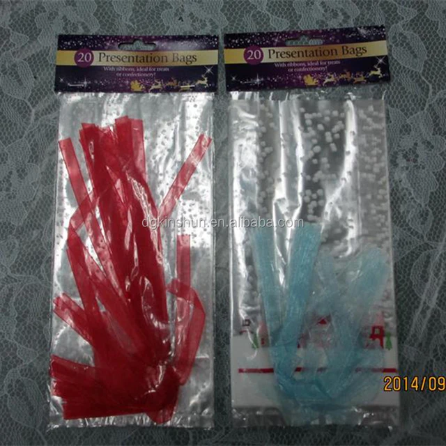 christmas food gift food bags 20 plastic cellophane treat sac