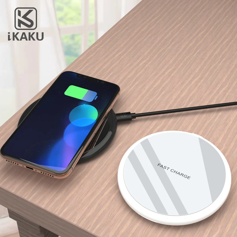 KAKU 2018 new round shape 10 w qi fast wireless charger/charging pad for smart phones
KAKU 2018 new round shape 10 w qi fast wireless charger/charging pad for smart phones
