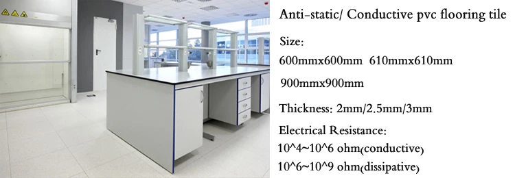 Vinyl artistic flooring server room raised  esd floor
