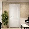 One stop solution white color paint simple interior modern wood door designs