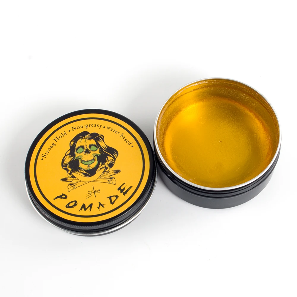 Golden Color Pomade Water Based Extra Strong Hold Hair Styling Pomade Hair Edge Control