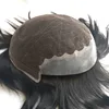 natural looking swiss lace base human hair men toupee, short human hair system for bald men , custom hair piece for black men