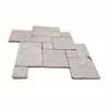 Outdoor Garden French Pattern Tumbled Blue Grey Limestone Tiles Blue Stone Flagstone for Wall or Floor