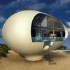 modern floating Lodge egg shape modern designed floating house on water floating home
