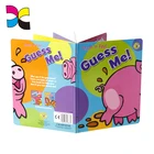 Cardboard books kids hardboard paper printing children learning blue color carton story books