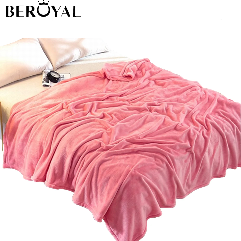 Beroyal Wholesale 100% Polyester King Korean Mink Blanket