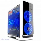 High Quality Acrylics window Mid tower desktop chassis Computer case gaming with USB3.0