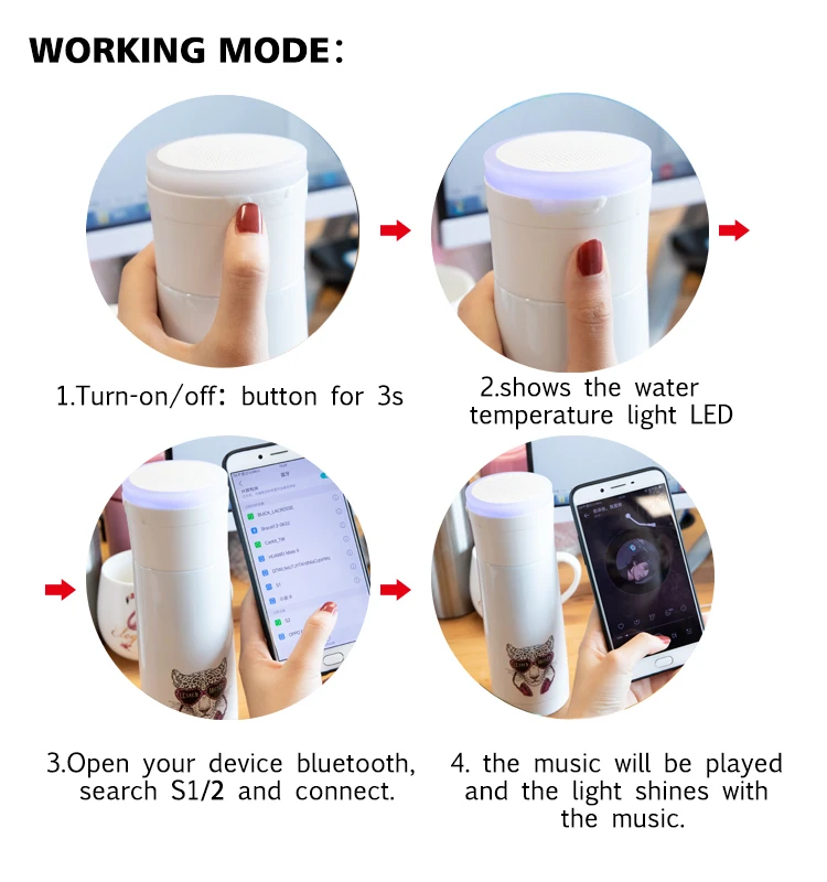 Read to Ship Products Smart Mini Bluetooth Speaker Wireless Portable Water Proof Tumbler Bluetooth Speaker - ANKUX.COM
