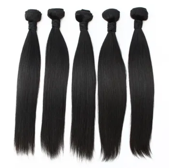 Cheap Indian Human Hair Weave 100 Raw Unprocessed Straight Virgin