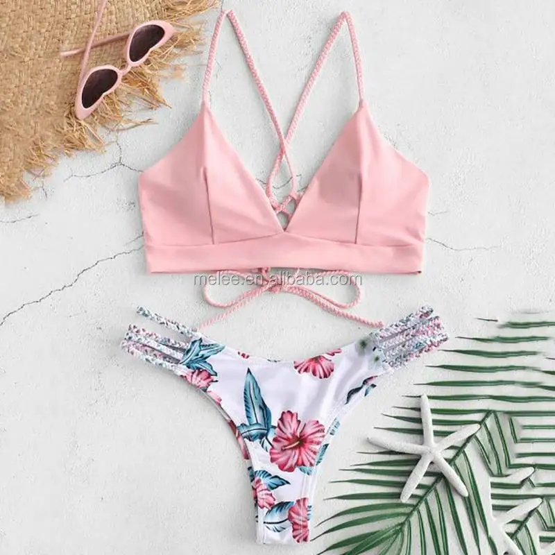 Two-piece suits orange swimwear print swimsuit straps swimwear women girls bather two piece suits for women, Flower
Two-piece suits orange swimwear print swimsuit straps swimwear women girls bather two piece suits for women, Flower