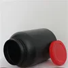 Wholesaler HDPE 1500ml-4500ml black white color plastic container /jar wholesaler
