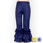 Jeans Girl Model Triple Ruffle Pants Childrens Boutique Ruffle Leggings