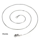 PSL046 Stainless Steel silver chain snake chain for women